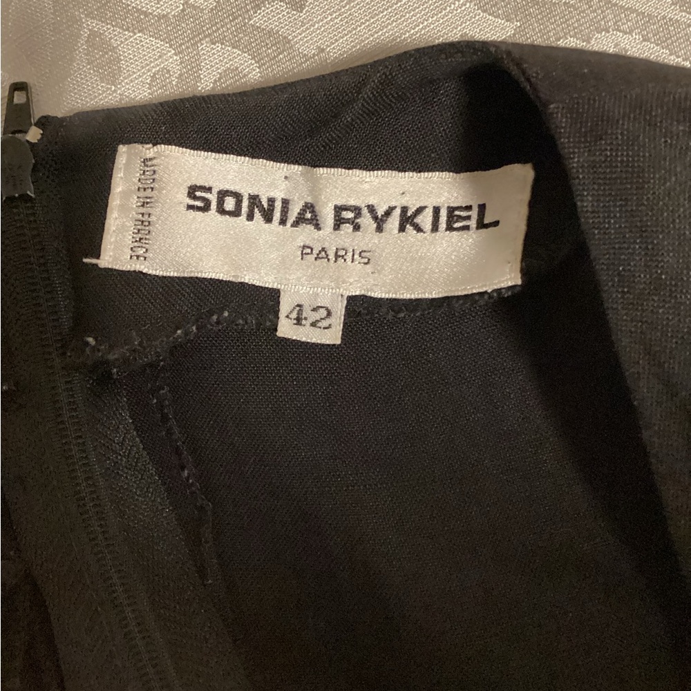 Sonia Rykiel Black Maxi Dress with Gold Buttons - Picture 3 of 3